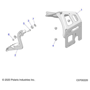 Nut-M5X0.8 8.8 Hx/Fl Nyloc by Polaris 7547427 OEM Hardware P7547427 Off Road Express