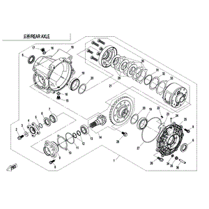 Nut M8 by CF Moto 0180-334006-0010 OEM Hardware 0180-334006-0010 Northstar Polaris