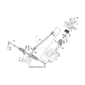 Nut, Mounting By Arctic Cat 1670-477 OEM Hardware 1670-477 Core Power Equipment