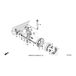 Nut, Self-Lock (12Mm) (Clinch) (Sato Rashi) by Honda 90215-SB0-003 OEM Hardware 90215-SB0-003 Off Road Express Peach St