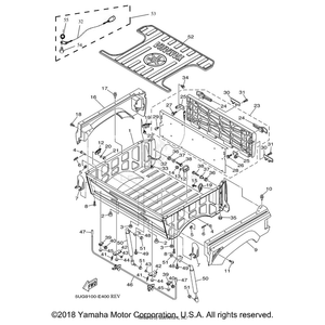 Nut, Self-Locking by Yamaha 90185-08169-00 OEM Hardware 90185-08169-00 Off Road Express