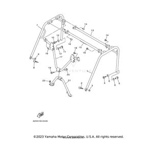 Nut, Self-Locking by Yamaha 90185-10008-00 OEM Hardware 90185-10008-00 Off Road Express