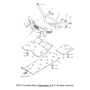 Nut, Spring by Yamaha 90183-06057-00 OEM Hardware 90183-06057-00 Off Road Express