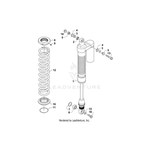 Nut,Spring Retainer-3.0&Quot; By Arctic Cat 0404-510 OEM Hardware 0404-510 Core Power Equipment