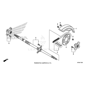 Nut, U (10Mm) (Fuse Rashi) by Honda 90304-GE8-003 OEM Hardware 90304-GE8-003 Off Road Express Peach St