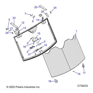 Nut-Weld,M6X1,Projection by Polaris 7547307 OEM Hardware P7547307 Off Road Express