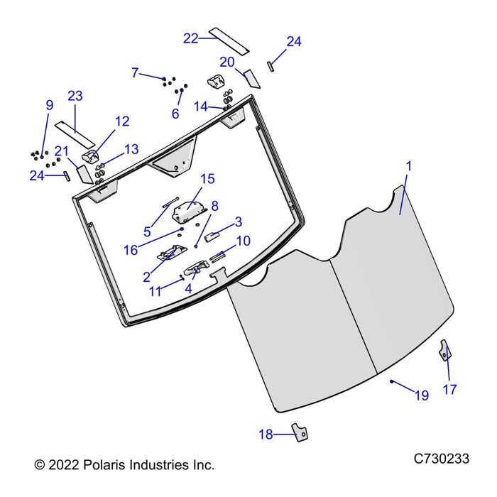 Nut-Weld,M6X1,Projection by Polaris