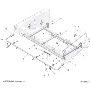 Nyloc Nut by Polaris 7547333 OEM Hardware P7547333 Off Road Express