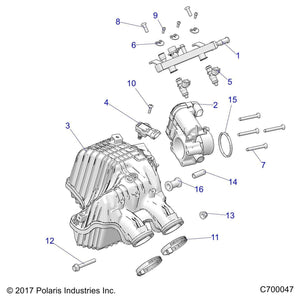 O-Ring-Bosch,Ev-14,Upper by Polaris 1500198 OEM Hardware P1500198 Off Road Express