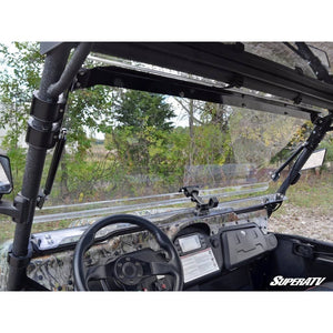 ODES Dominator Scratch Resistant Flip Windshield by SuperATV FWS-O-001-70 Folding Windshield FWS-O-001-70 SuperATV