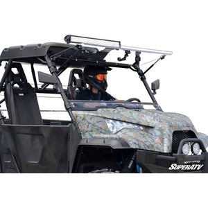 ODES Dominator Scratch Resistant Flip Windshield by SuperATV FWS-O-001-70 Folding Windshield FWS-O-001-70 SuperATV