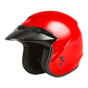 OF-2 Open-Face Helmet by GMAX G1020378 Open Face 3/4 Helmet 72-53642X Western Powersports Red / 2X