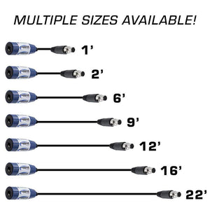 Offroad Straight Cable To Intercom (Select Length) by Rugged Radios Rugged Radios