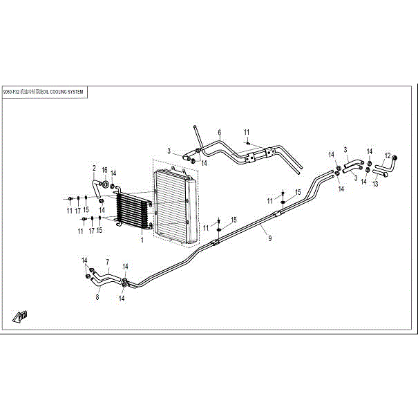 Oil Pipe 4 by CF Moto