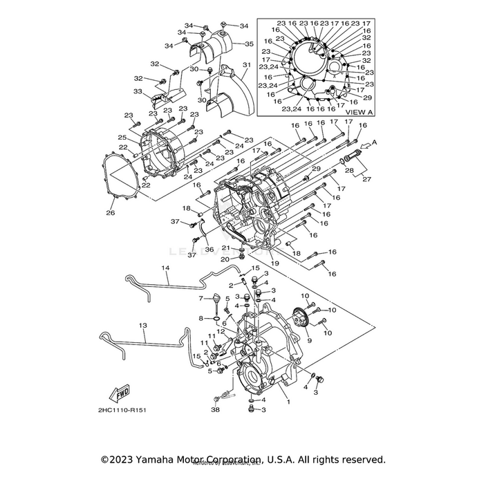 Oil Pump Assembly by Yamaha