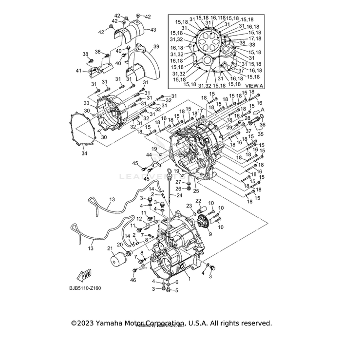 Oil Pump Assembly by Yamaha