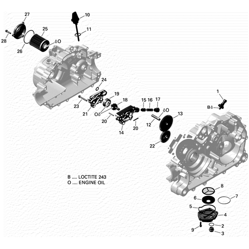 Oil Pump  Housing by Can-Am