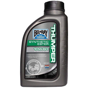 Oil Thumper SYN 10W60 1L by Bel Ray 99551-B1LW Engine Oil Synthetic 36010312 Parts Unlimited