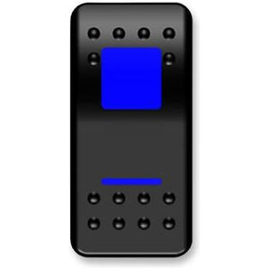 On/Off Blue Rocker Switch by Moose Utility MOOSE PWR-GNB Rocker Switch 21060414 Parts Unlimited