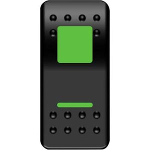 On/Off Rocker Switch Green by Moose Utility GNG-PWR Rocker Switch 21060483 Parts Unlimited