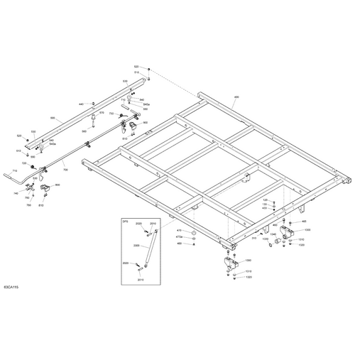 Open Carrier Frame Assy by Can-Am