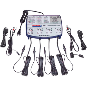 Optimate 3 Multi-Battery Charger By Tecmate TM455 Battery Charger 3807-0263 Parts Unlimited Drop Ship