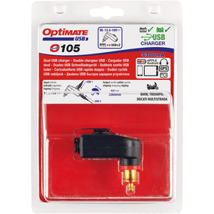 Optimate Dual Output Usb By Tecmate O-105V2 USB Charger 3807-0538 Parts Unlimited