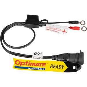 Optimate Permanent Battery Lead O-01 By Tecmate O-01JAR Battery Charger Accessory 3807-0241 Parts Unlimited