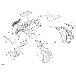 Orange Crush, Front Grill by Can-Am 705014104 OEM Hardware 705014104 Off Road Express