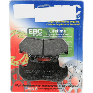 Organic Base "Fa" Brake Pads By Ebc FA69/3 Brake Pads FA69/3 Parts Unlimited