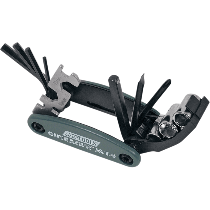 Outback'R M14 Folding Metric Tool Set By Cruztools