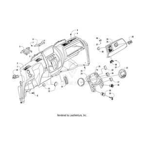 Outlet,Accessory-12V Dc By Arctic Cat 3313-468 OEM Hardware 3313-468 Core Power Equipment