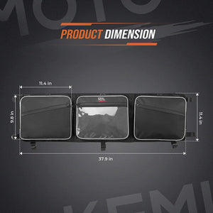 Overhead Storage Roof Bag for Can-Am Maverick Trail by Kemimoto B0113-09101BK Gear Bag B0113-09101BK Kemimoto