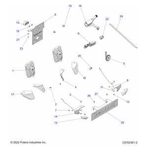 Pad-Strap,43X490 by Polaris 5522208-03 OEM Hardware P5522208-03 Off Road Express