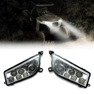 Pair of LED Headlight for RZR XP 1000/ 4 1000/ Turbo/ 900/ S 900 by Kemimoto FTVHL001 Headlight FTVHL001 Kemimoto