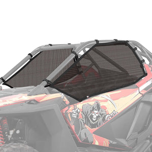 Pair Upper Door/Window Nets for Polaris RZR PRO XP 2 Seat 2020-2023 by Kemimoto B0102-00502BK Window Net B0102-00502BK Kemimoto