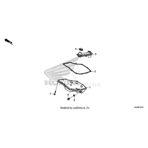 Pan, Oil by Honda 11211-HL6-A00 OEM Hardware 11211-HL6-A00 Off Road Express Peach St