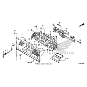 Panel Assembly, Instrument *Nh1* (Black) by Honda 68100-HL3-A00ZA OEM Hardware 68100-HL3-A00ZA Off Road Express Peach St