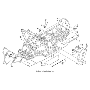 Panel, Belly - Side By Arctic Cat 2416-453 OEM Hardware 2416-453 Core Power Equipment