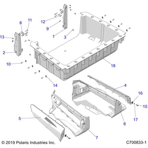 Panel-Box,Pnt,Rh,M.Nvy Blue by Polaris 5452456-726 OEM Hardware P5452456-726 Off Road Express