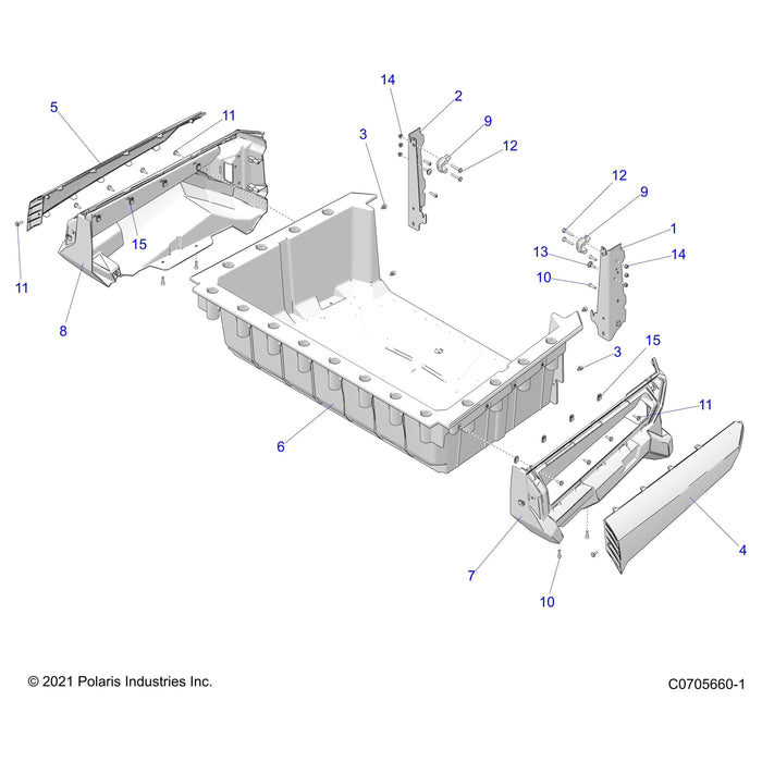 Panel-Box,Pnt,Rh,Stlth Gry by Polaris