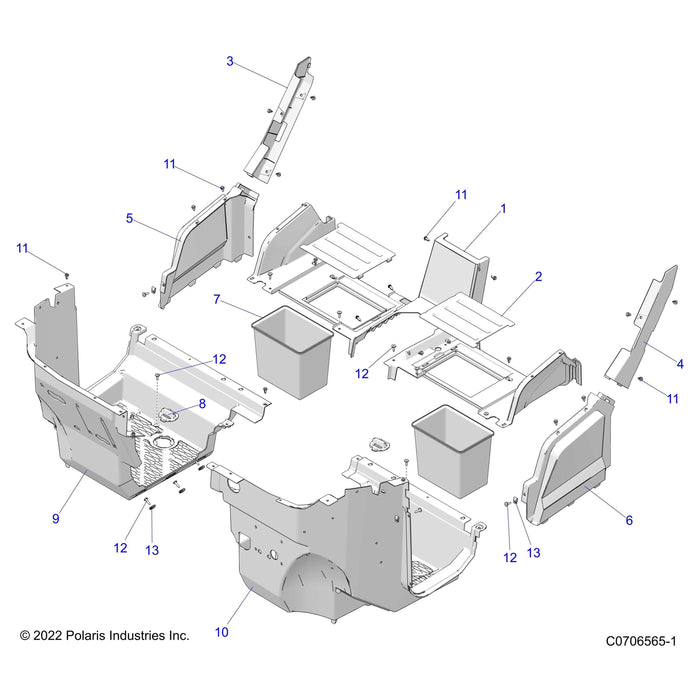 Panel-Closeoff,Front,Blk by Polaris