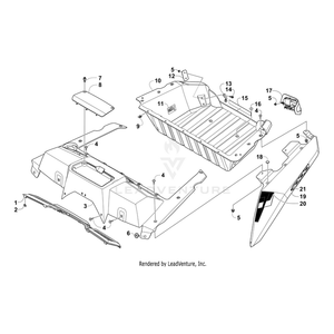 Panel,Cover-Rear-Matte Wht-Ptd By Arctic Cat 5506-715 OEM Hardware 5506-715 Core Power Equipment