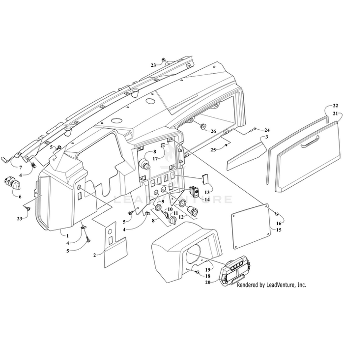 Panel,Dash Plate (Xx Ltd) By Arctic Cat