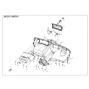 Panel Dashboard. (Truck Freight) by CF Moto 7030-040211 OEM Hardware 7030-040211 Northstar Polaris