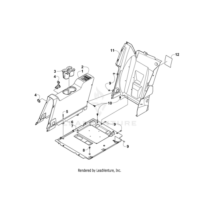 Panel, Floor - Left By Arctic Cat