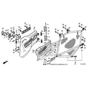 Panel Set, Left Rear Door (Type1) (Wl) by Honda 73610-HL4-AB0ZA OEM Hardware 73610-HL4-AB0ZA Off Road Express Peach St