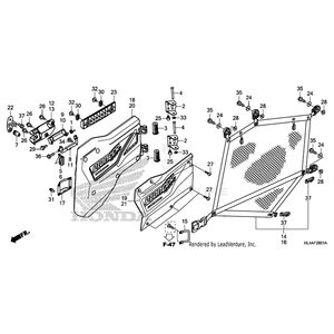 Panel Set, Left Rear Door (Type1) (Wl) by Honda 73610-HL4-F10ZA OEM Hardware 73610-HL4-F10ZA Off Road Express Peach St