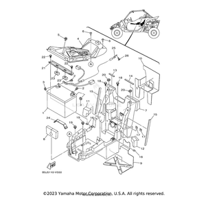 Panel, Switch by Yamaha 2HC-H2565-00-00 OEM Hardware 2HC-H2565-00-00 Off Road Express