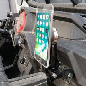 Passenger Grab Handle Phone Mount by Klock Werks KWD-05-0545 Phone Mount 05020554 Parts Unlimited